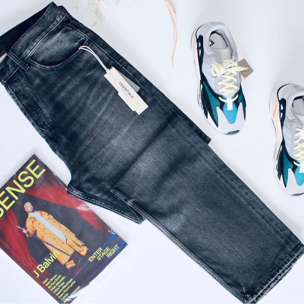 FEAR OF GOD ESSENTIALS Denim Pant Black Wash
